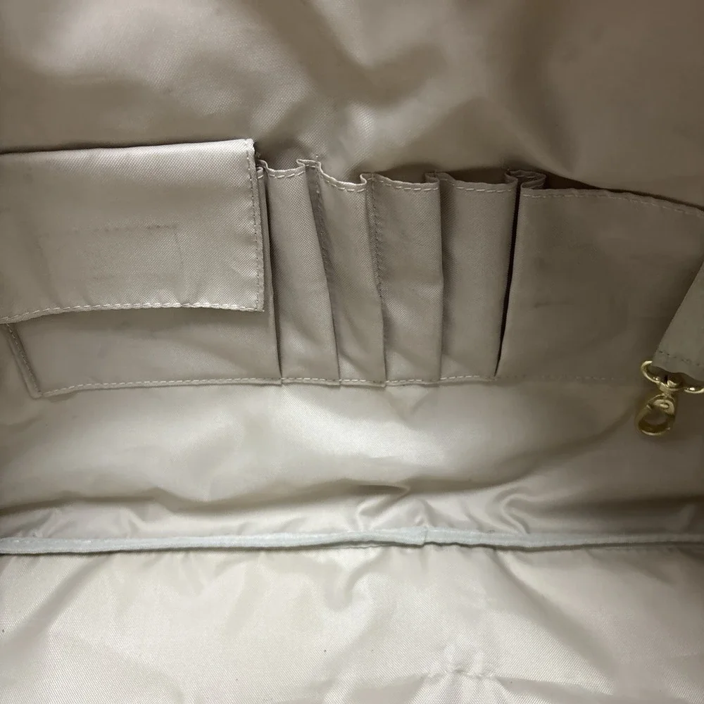 BRICS‎ Olive Green Nylon Leather Trim Weekender Travel Duffel Bag